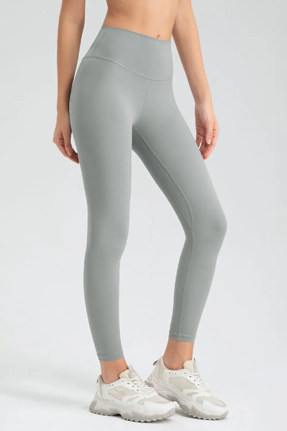 Wide Waistband Slim Fit Active Leggings - Lilixa.store