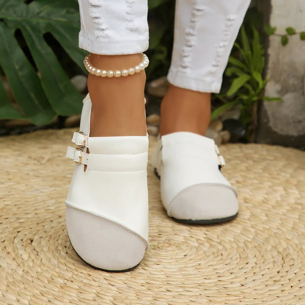 Round Toe Slip-Ons - Lilixa.store