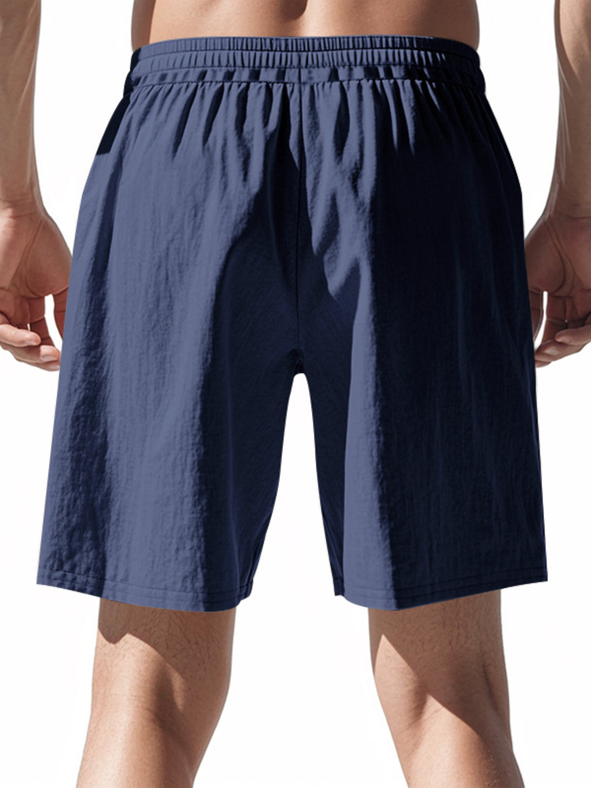 Men's Full Size Drawstring Shorts with Pockets Plus Size