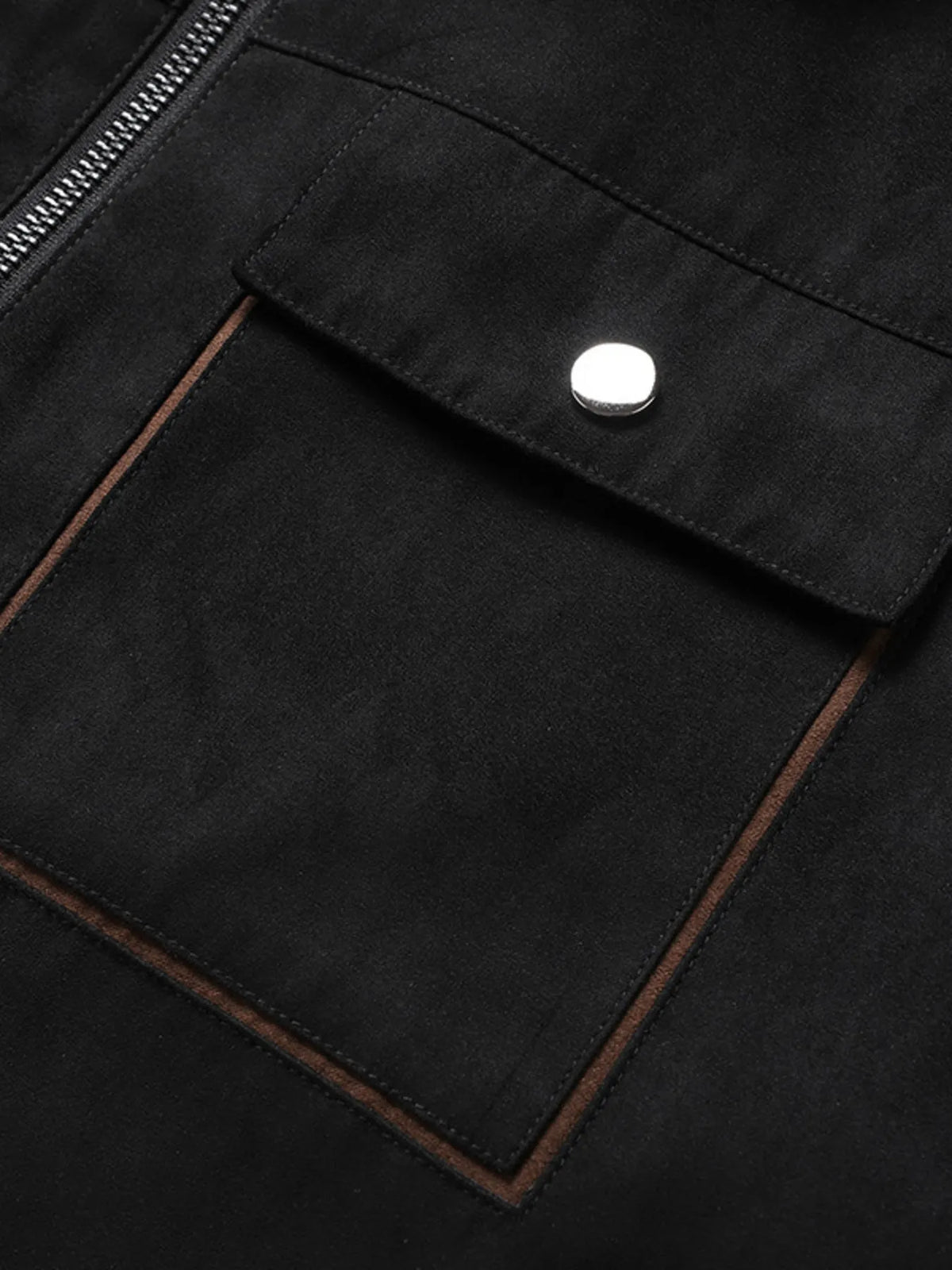Men's Plus Size Sherpa-Lined Canvas Utility Jacket, view 4