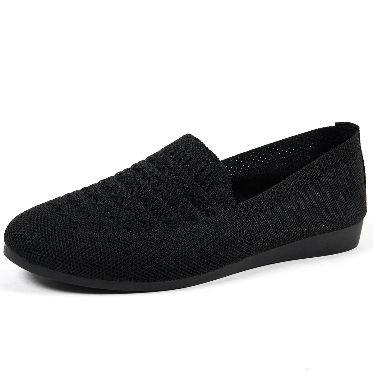Breathable Knit Slip-On Loafers, view 4