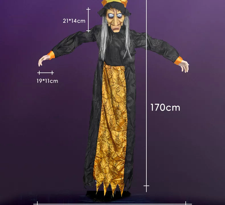 Halloween Spooky Decorative Hanging Witch - Lilixa.store