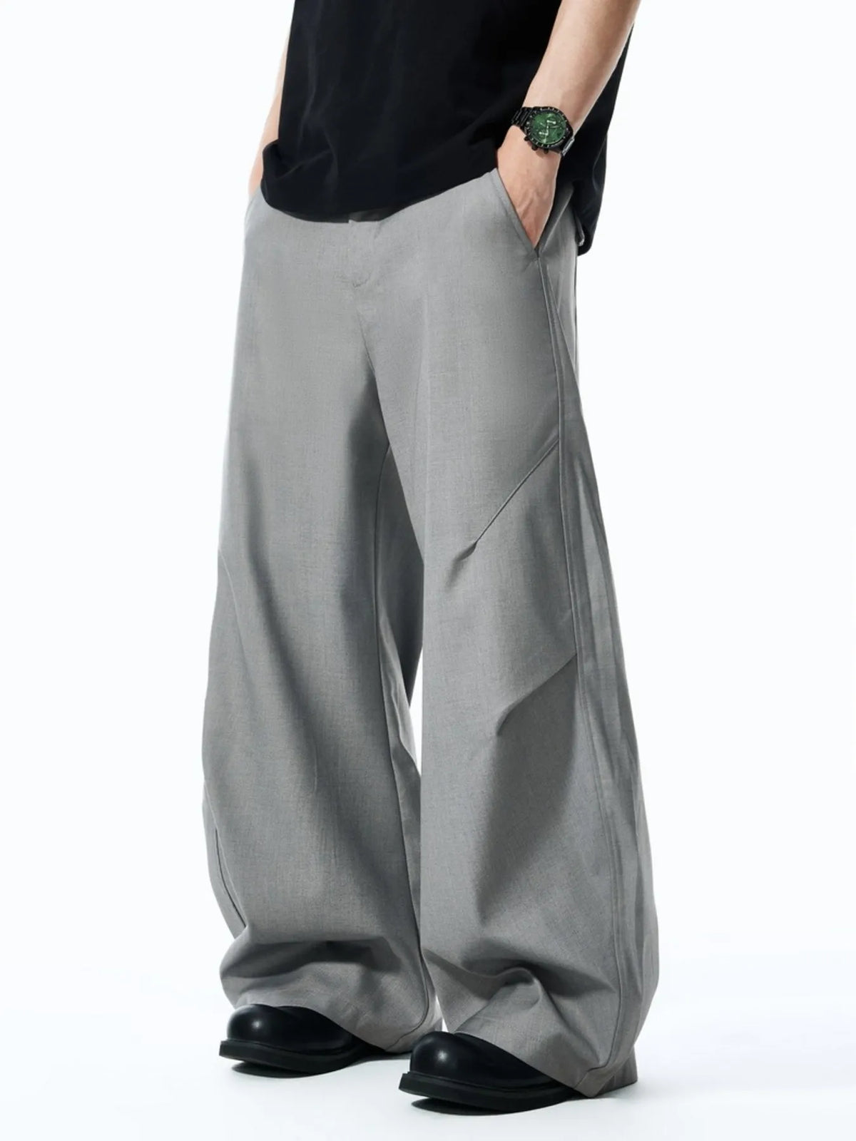 Men's Wide Leg Casual Pants, view 3