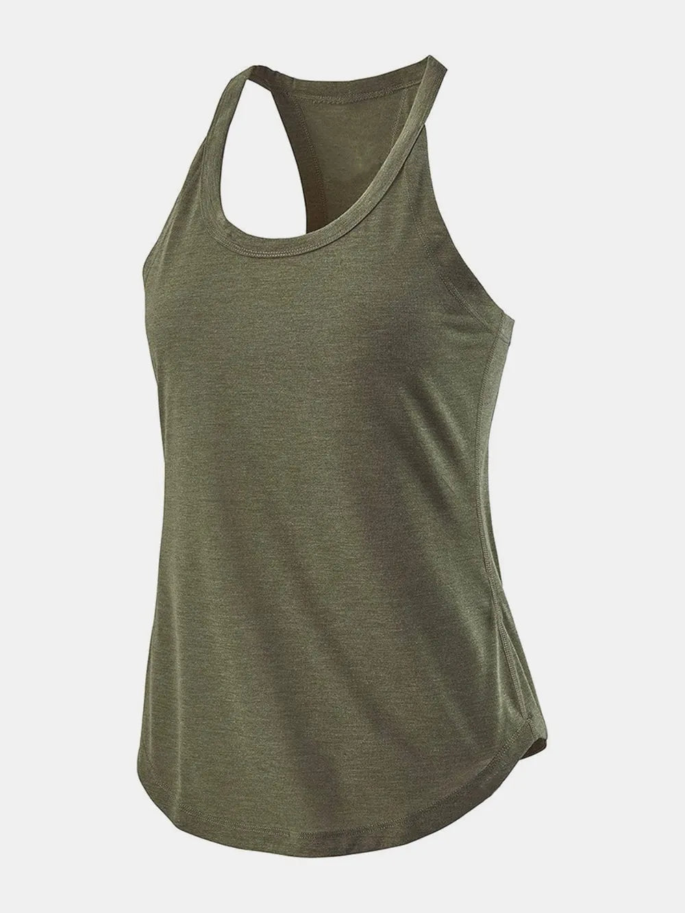 Scoop Neck Active Tank - Lilixa.store