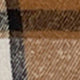 Honey Plaid Lapel Collar Vest in Camel, view 8