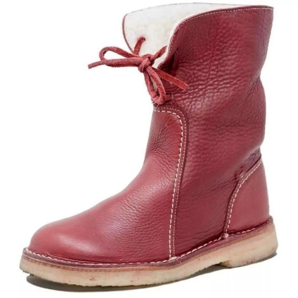 Round Toe Flats Boots - Lilixa.store