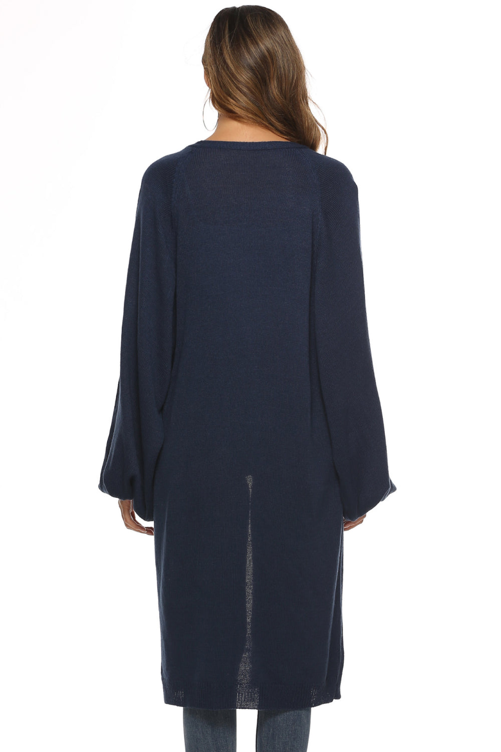 Long Sleeve Open Front Cardigan - Lilixa.store