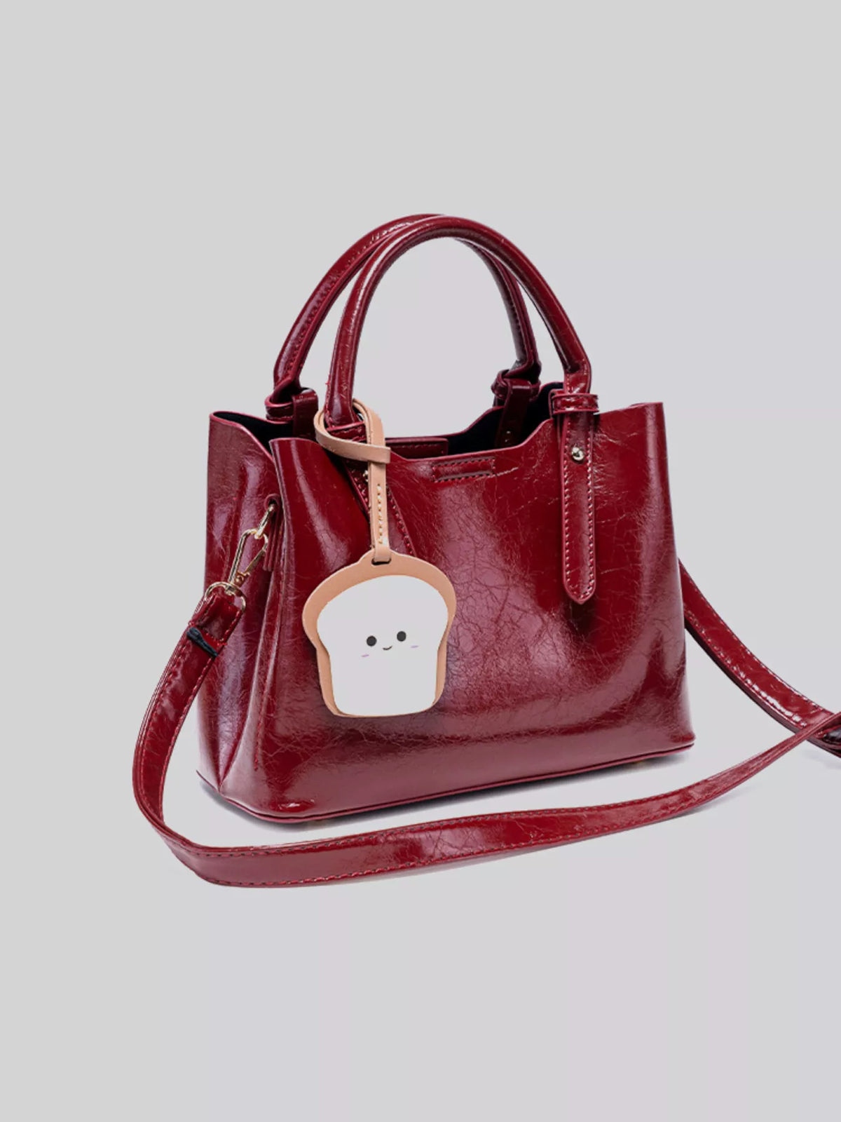 Top Handle Texture Handbag