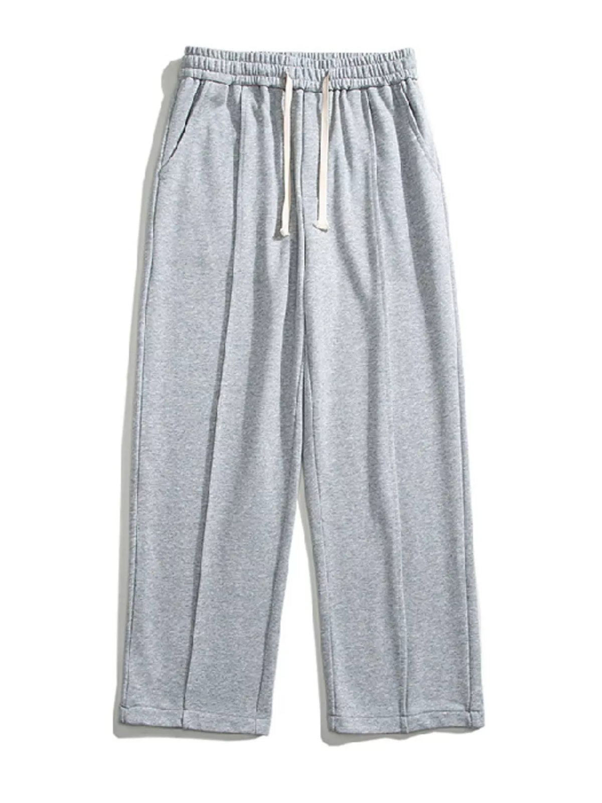 Men's Plus Size Casual Wide Leg Drawstring Pants, view 7