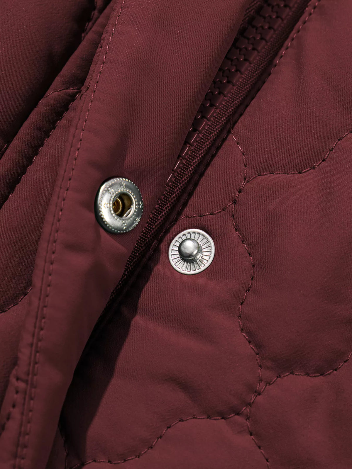Quilted Snap Down Zip Up Vest Coat - Lilixa.store