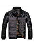 Men's Plus Size Zip Up Puffer Jacket - Lilixa.store