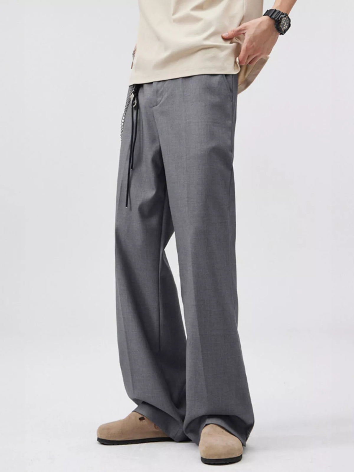 Men's Wide Leg Pants, view 3