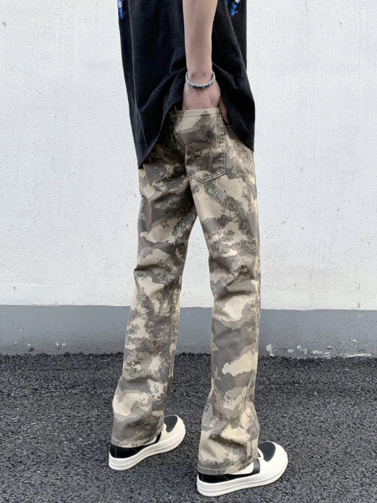 Men's Camouflage Straight-Leg Pants, view 2