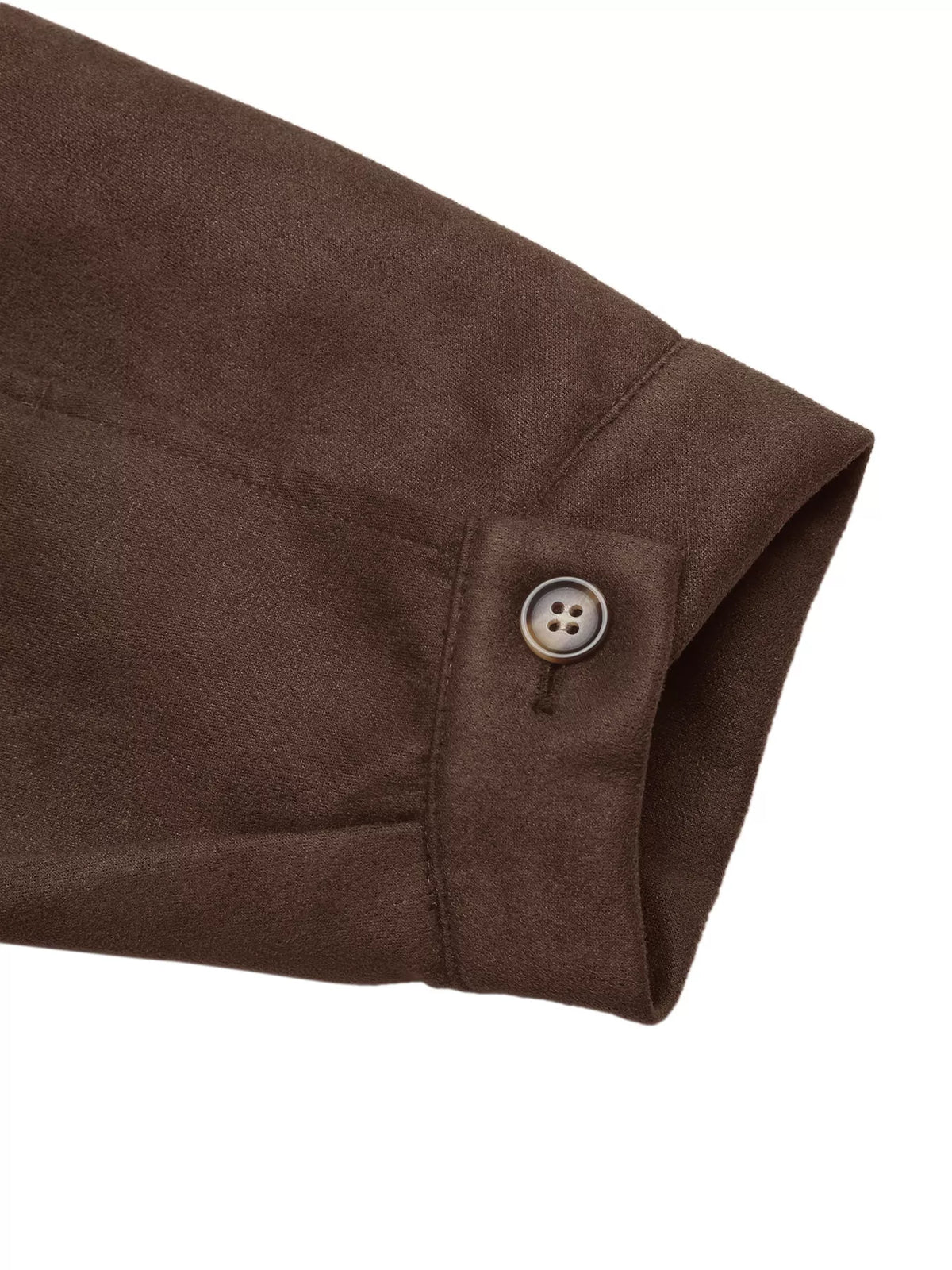 Zip Up Long Sleeve Jacket in Brown, view 12