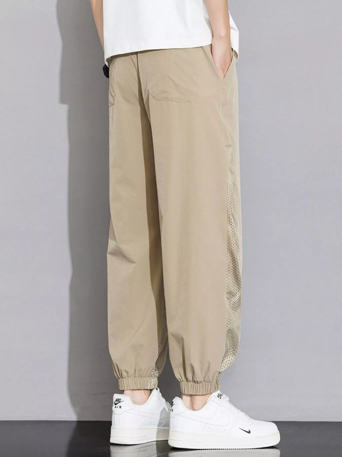 Men's Plus Size Wide Leg Pants, view 5