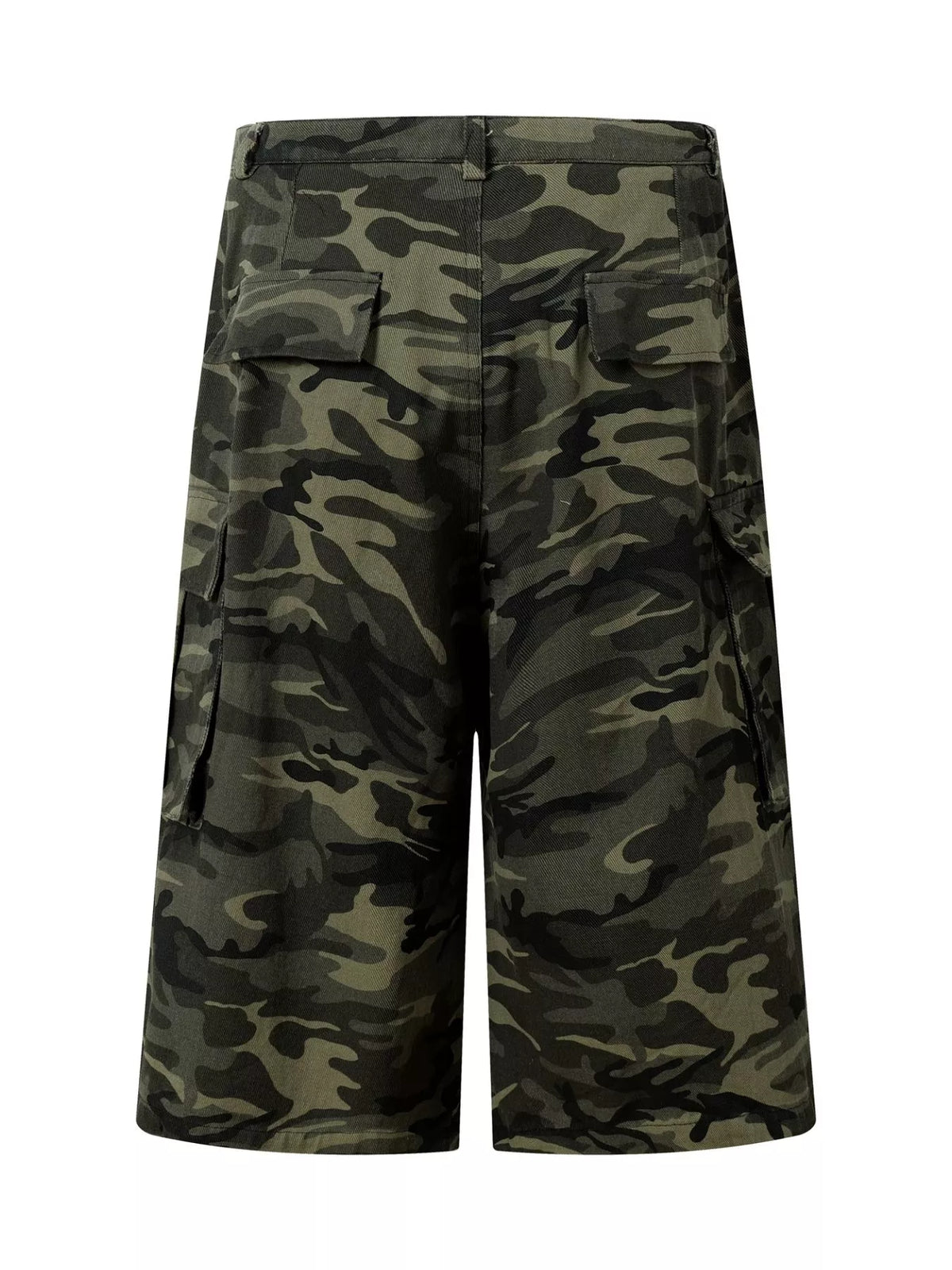 Men's Camouflage Cargo Wide-Leg Capris - Lilixa.store