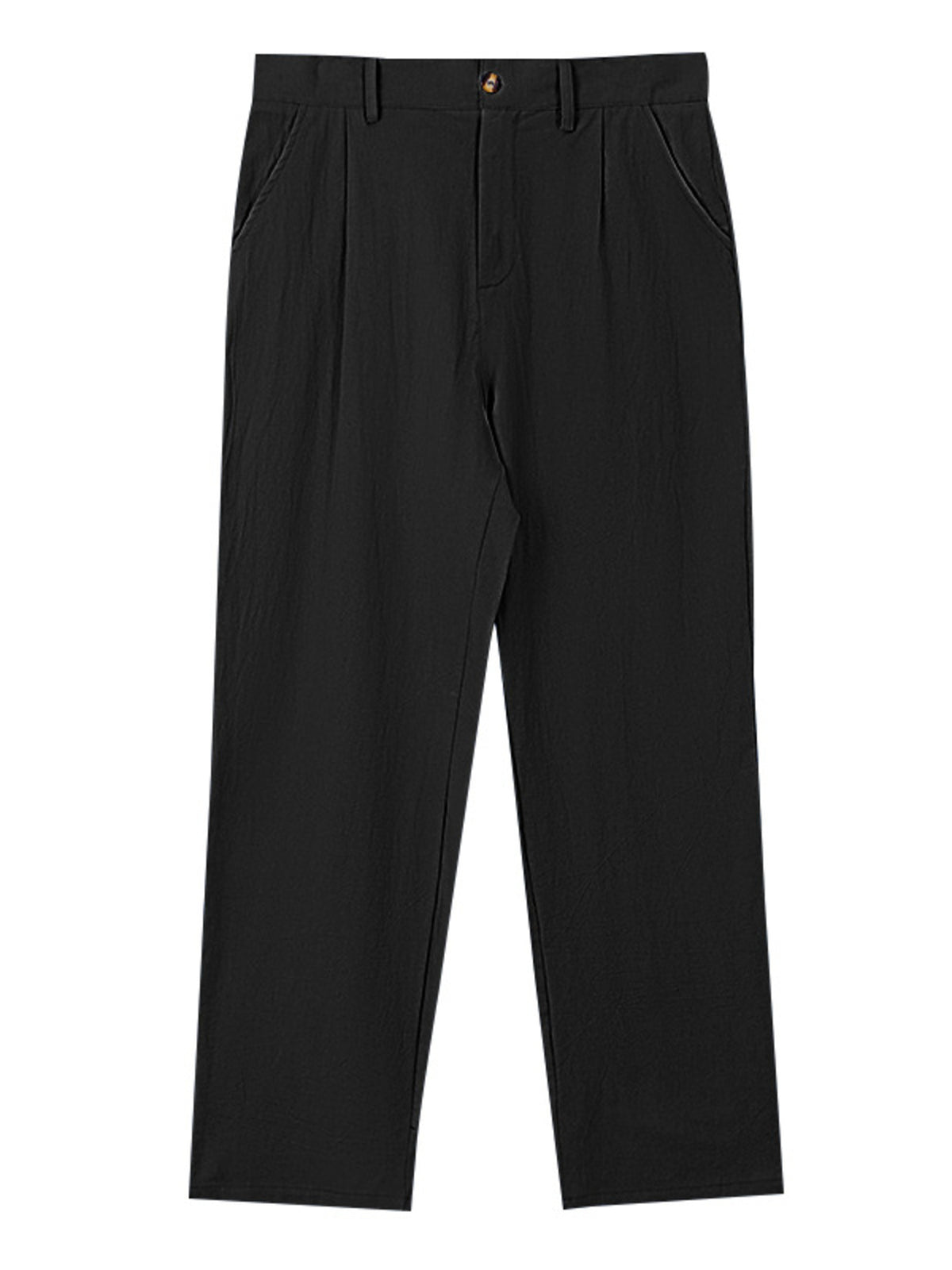 Men's Full Size Relaxed Fit Pleated Pants Plus Size, view 3