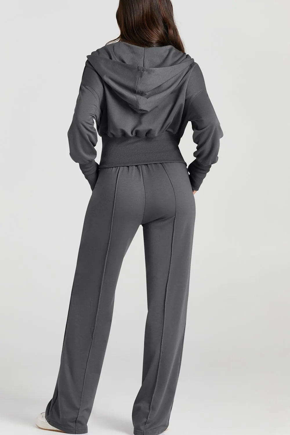 Zip-Up Hoodie and Pants Active Set - Lilixa.store