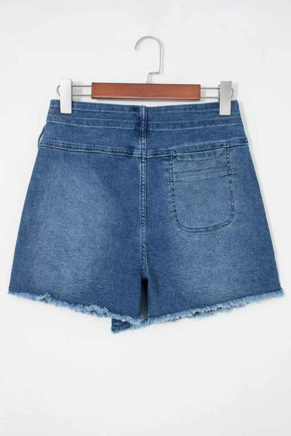 Wrapped Tied Waist Denim Skort - Lilixa.store