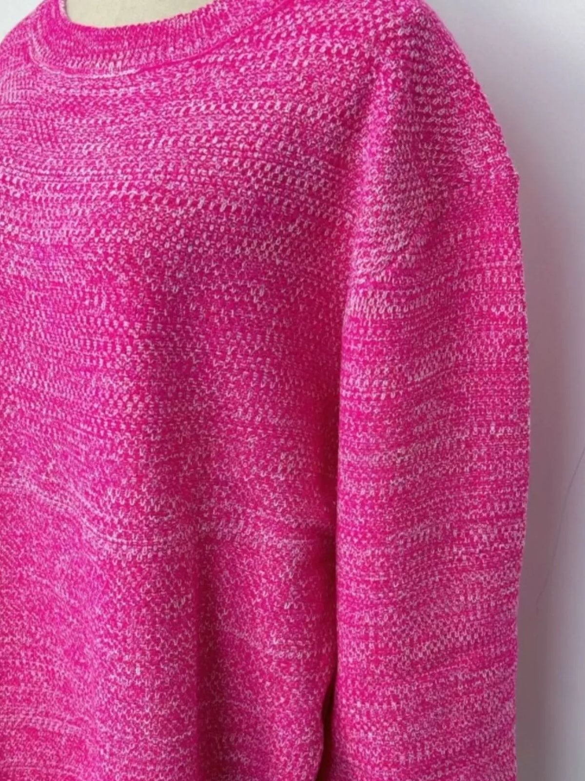 Round Neck Long Sleeve Sweater - Lilixa.store