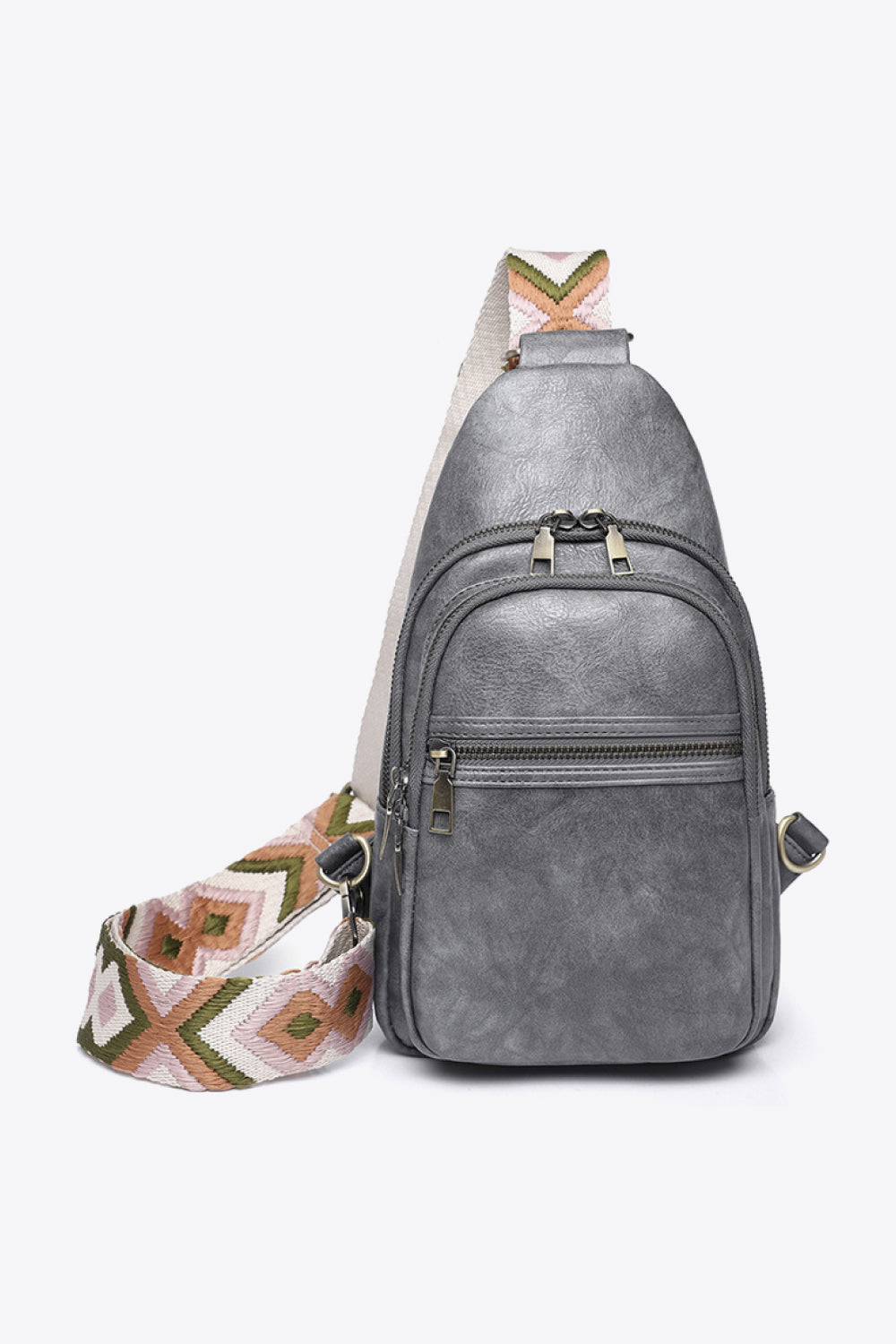 Adored It's Your Time PU Leather Sling Bag - Lilixa.store