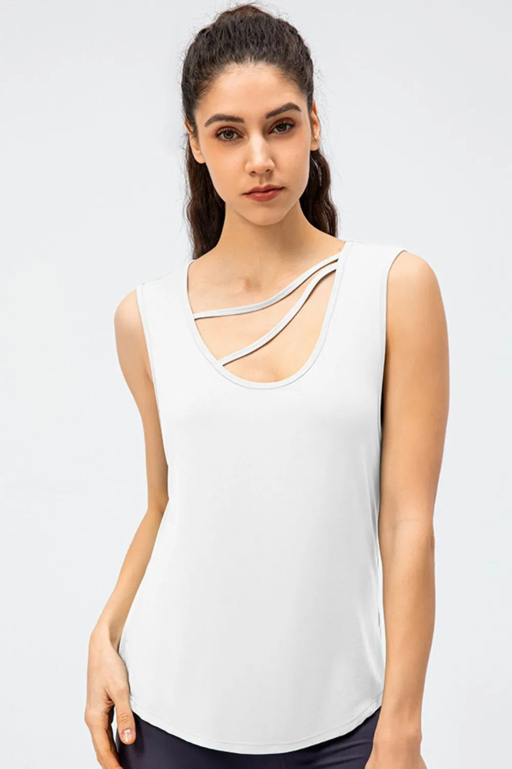 Cutout Reversible Active Tank - Lilixa.store