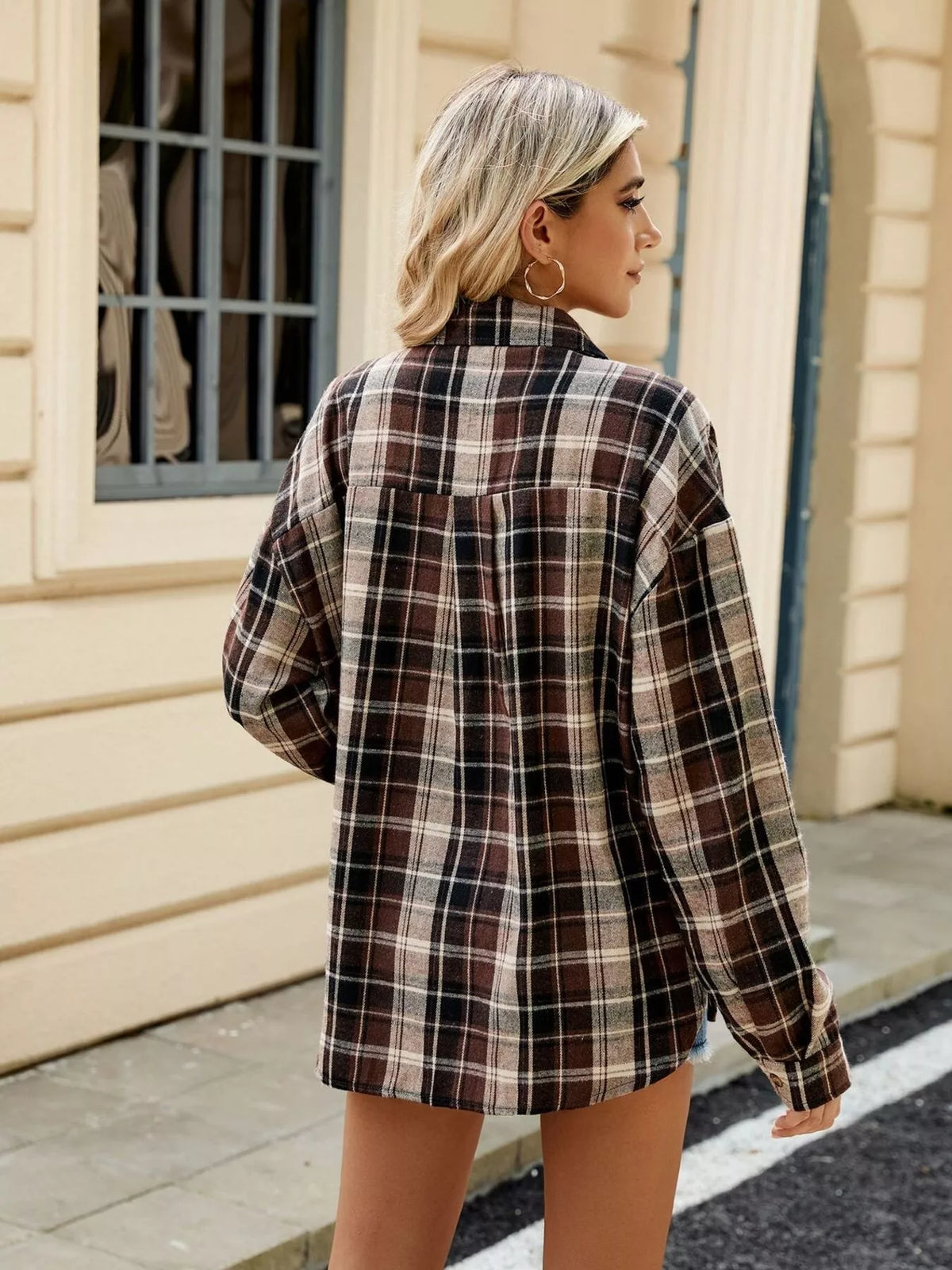 Plaid Button Up Shirt, view 9
