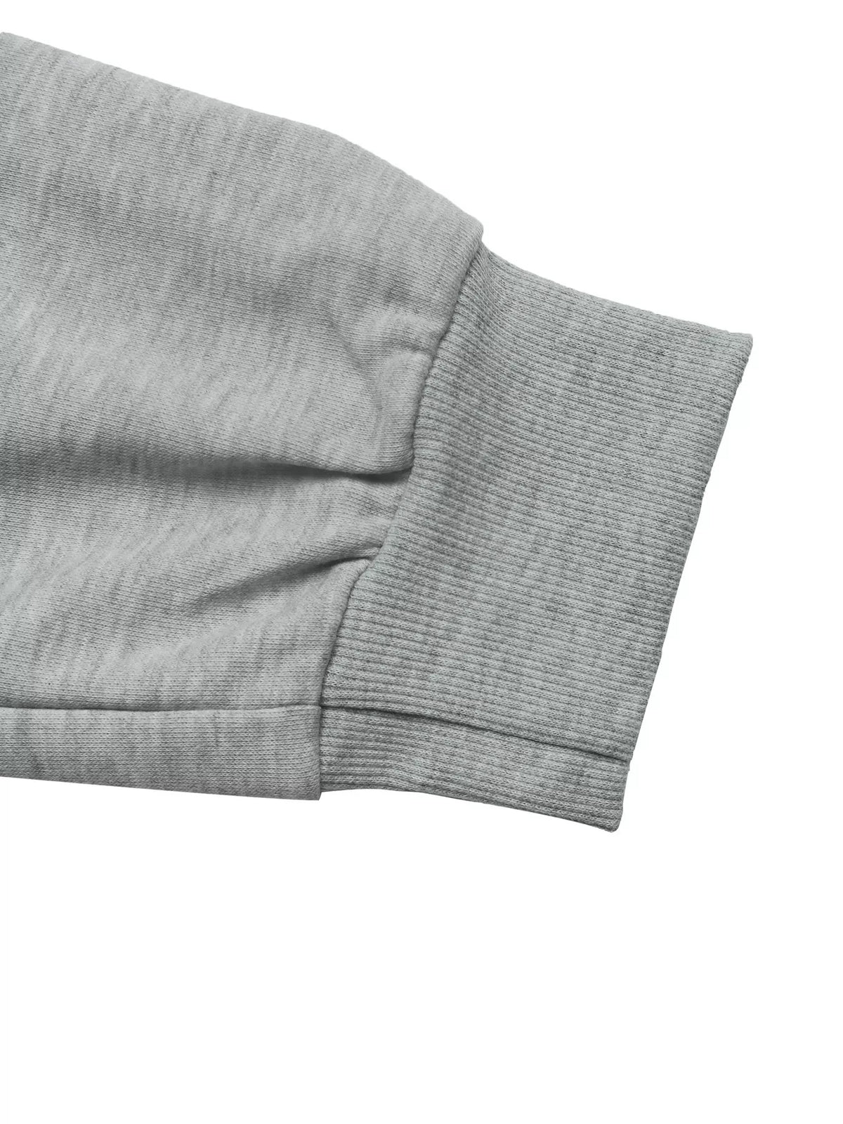 Dropped Shoulder Long Sleeve Hoodie in Gray, view 8