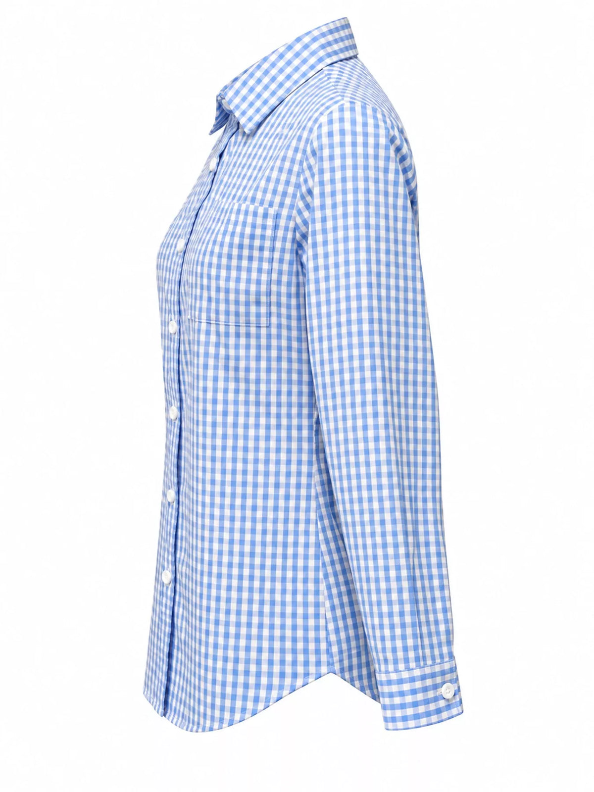 Plus Size Plaid Button-Down Long Sleeve Shirt, view 27