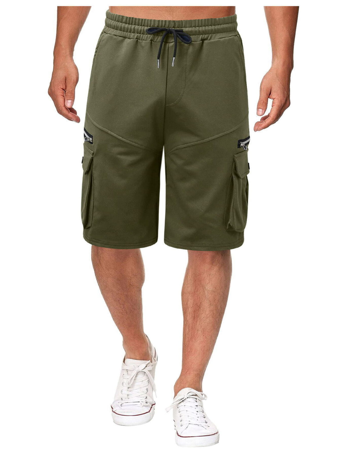 Men's Full Size Drawstring Cargo Shorts Plus Size