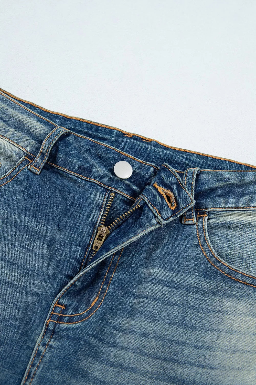 Pocket Detail Flare Leg Jeans - Lilixa.store