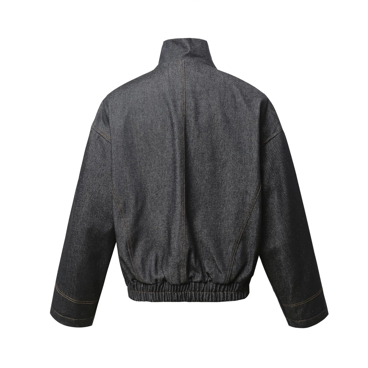 Men's Washed Zip Up Denim Jacket - Lilixa.store