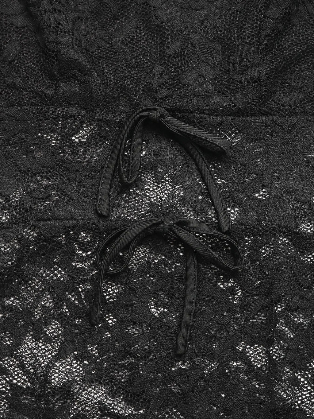 Lace Long Sleeve V-Neck Bodysuit - Lilixa.store