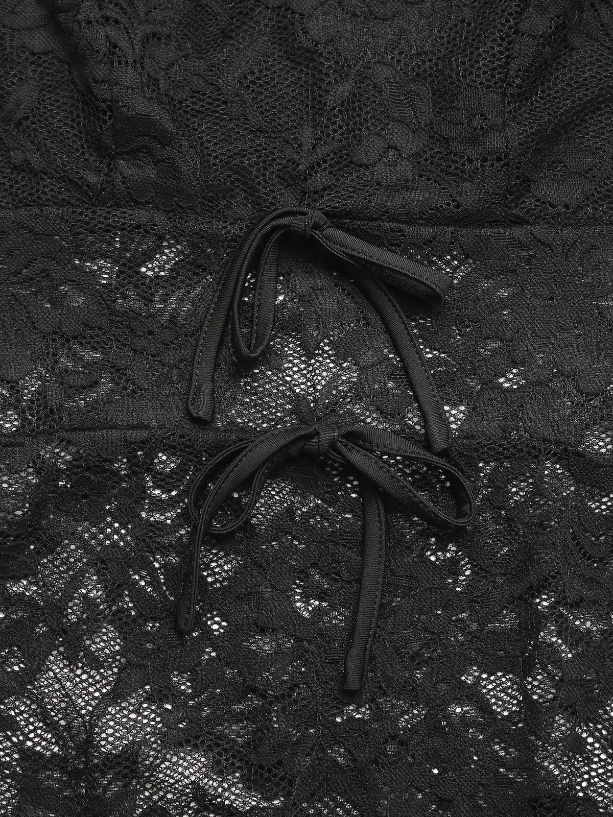 Lace Long Sleeve V-Neck Bodysuit - Lilixa.store