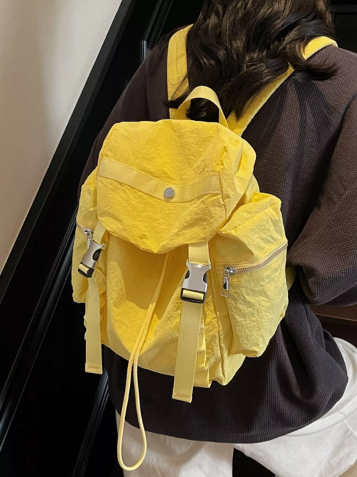 Lightweight Drawstring Casual Backpack Bag - Lilixa.store