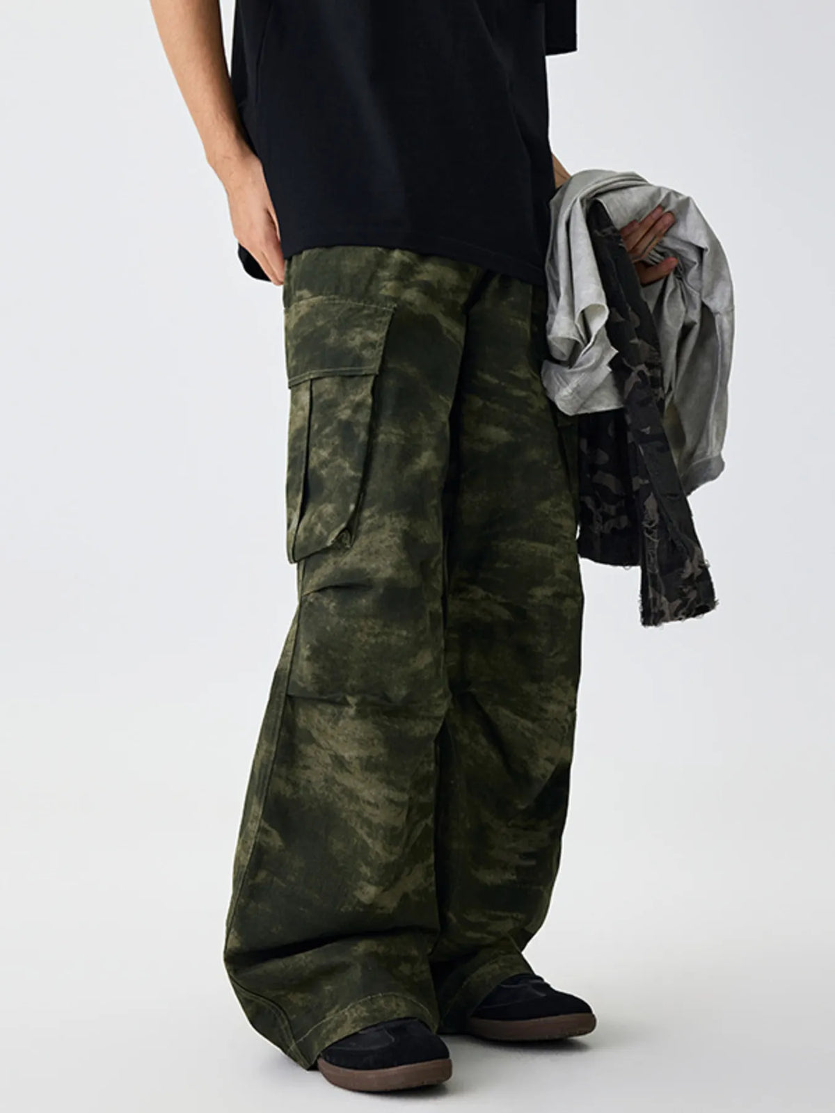 Men's Camouflage Cargo Pants, view 4