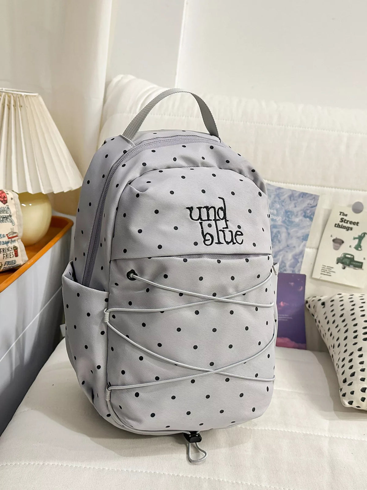 Polka Dot Lightweight Backpack Bag - Lilixa.store