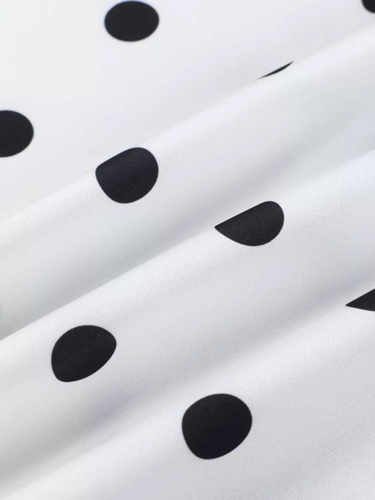 Polka Dot Midi Skirt with Lace Trim - Lilixa.store
