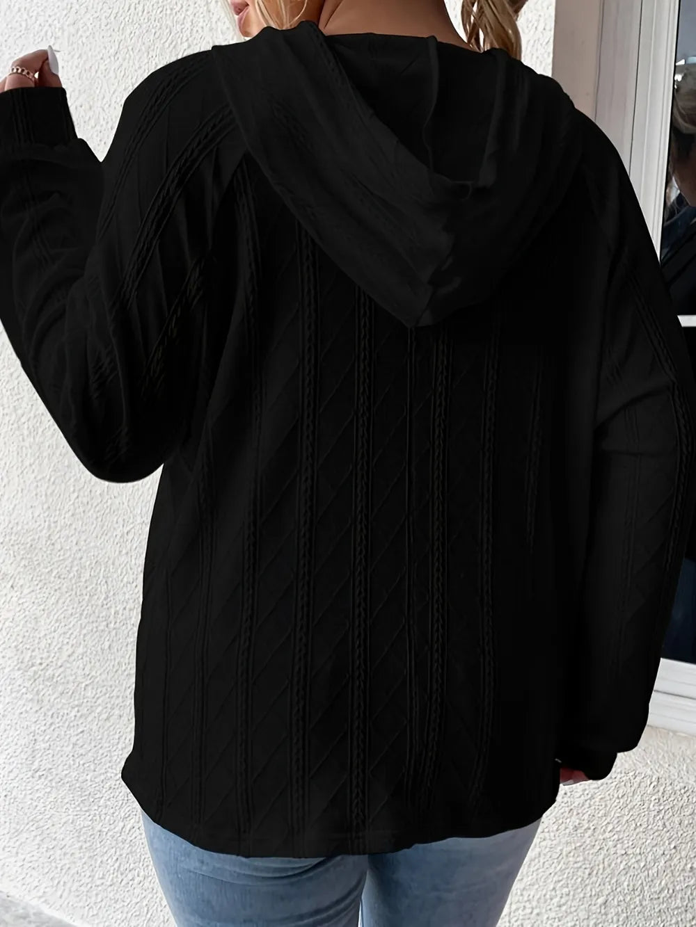 Full Size Drawstring Long Sleeve Hoodie - Lilixa.store