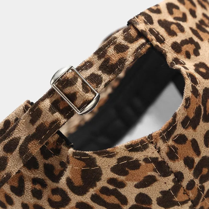 Leopard Cotton Baseball Cap - Lilixa.store