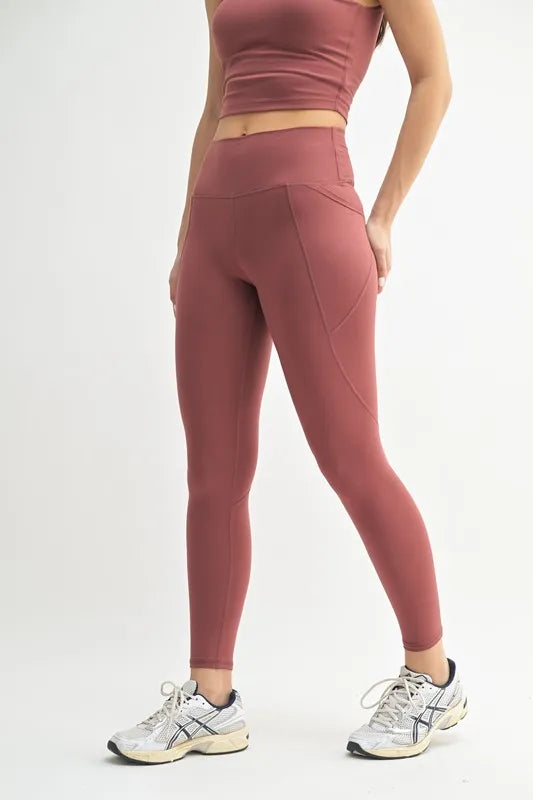MONO B Venice Cloud Light Sculpt High-Waisted Leggings - Lilixa.store
