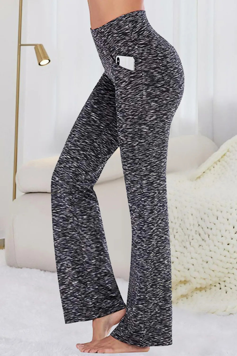 Pocketed High Waist Active Pants - Lilixa.store