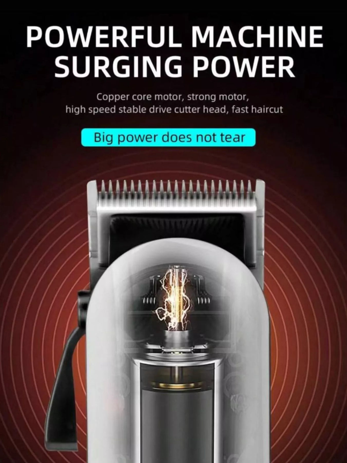 Cordless Hair Clipper with LED Display - Lilixa.store
