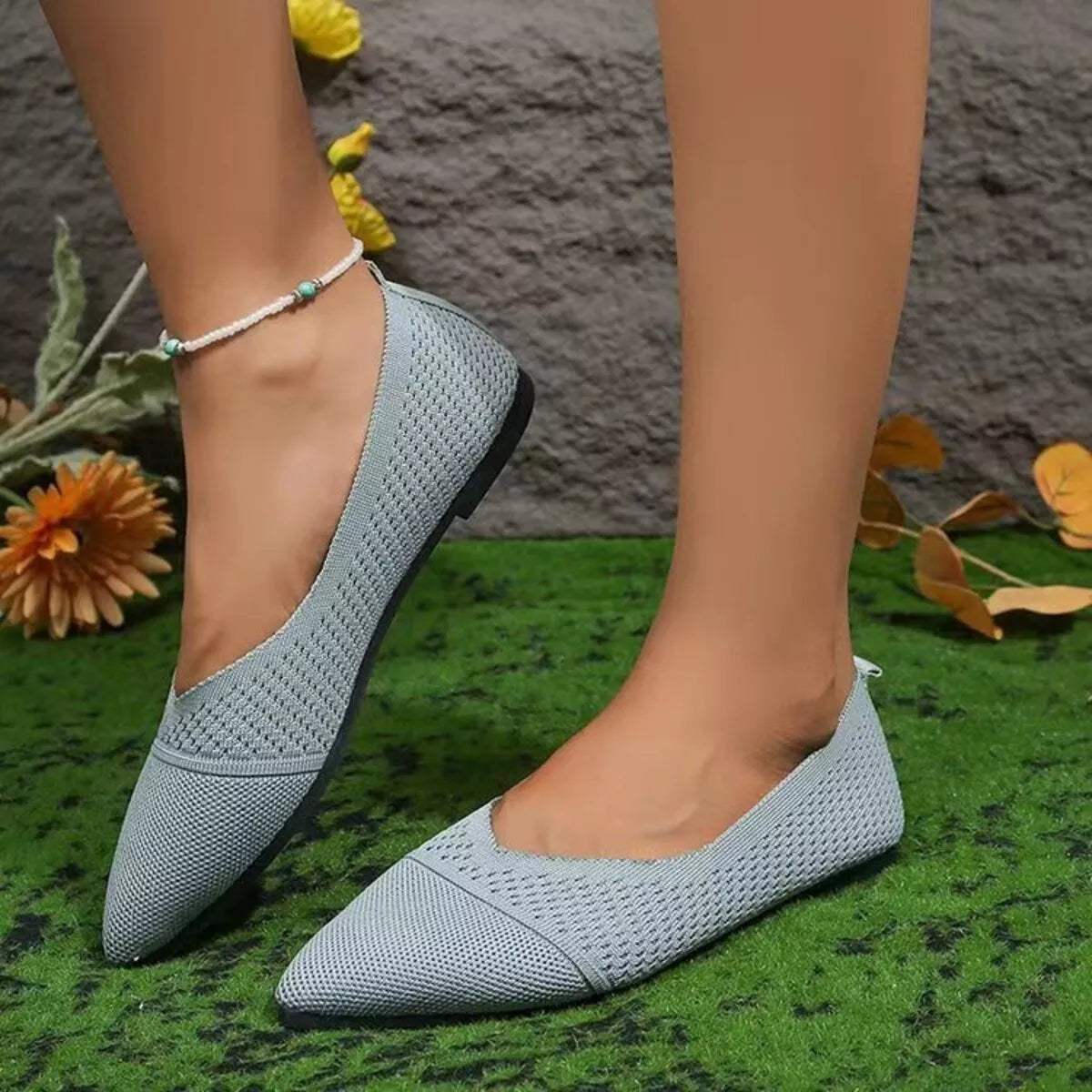 Point Toe Flats Slip-Ons - Lilixa.store
