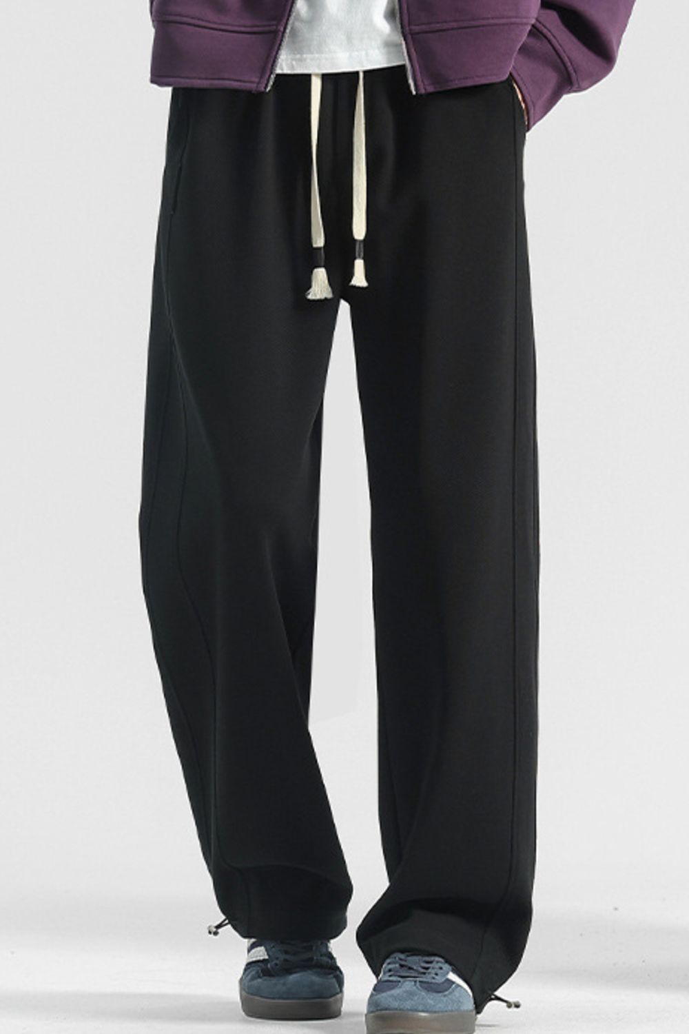 Men's Plus Size Casual Loose Fit Drawstring Sweatpants, view 5