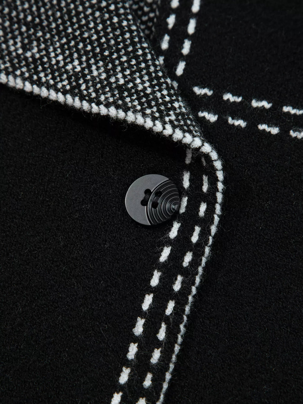 Contrast Trim Button up Sweater Cardigan - Lilixa.store