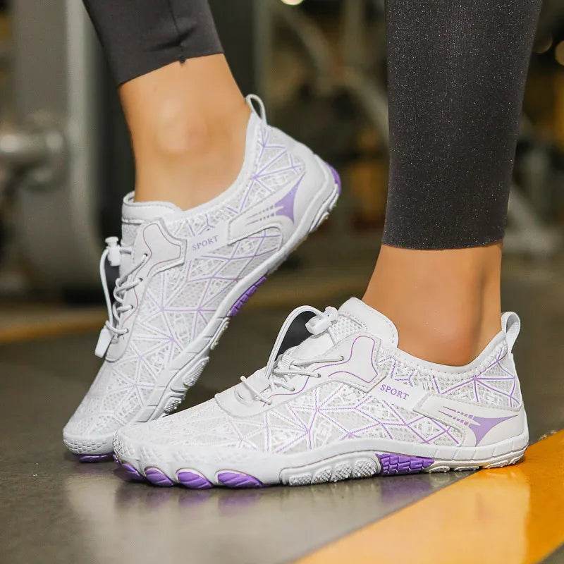 Elastic Lock Laces Mesh Contrast Breathable Athletic - Lilixa.store