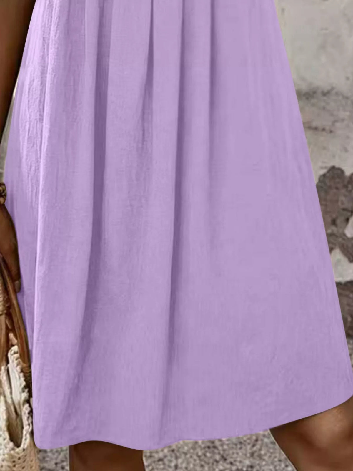 Zipper-Front Short Sleeve A-Line Dress - Lilixa.store