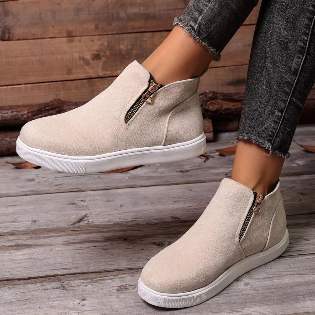 Round Toe Flats Loafers - Lilixa.store