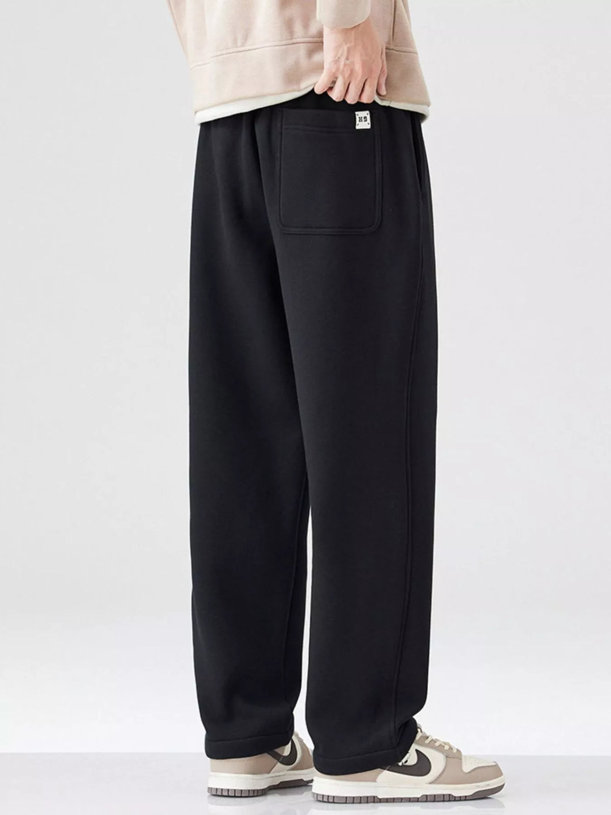 Men's Plus Size Wide Leg Pants, view 6